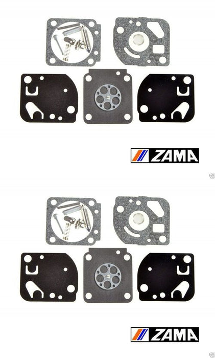 2 Pack Genuine Zama RB-20 Carburetor Repair Rebuild Kit Fits C1U-H C1U Homelite