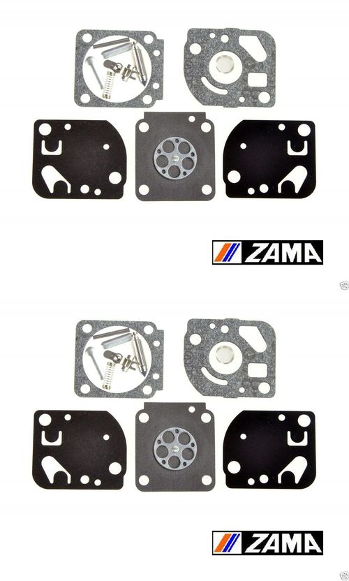 2 Pack Genuine Zama RB-20 Carburetor Repair Rebuild Kit Fits C1U-H C1U Homelite