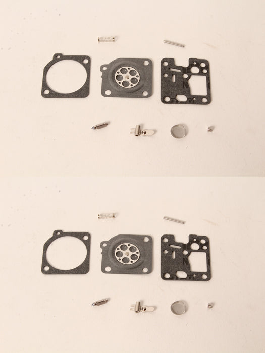 2 Pack Genuine Zama RB-188 Carburetor Repair Rebuild Kit RB188 OEM