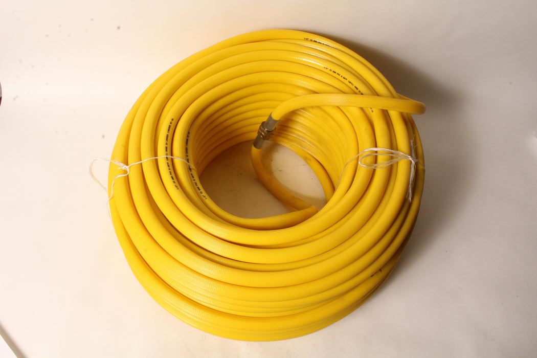 High Pressure HD Spray Hose 800 PSI 1/2" x 300' 1/2" ID Kink-Resistant PVC Yello