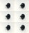 6 PK OEM Echo V299000640 Thumbscrew Fastener Knob PE2620 SRM2620 SRM3020 PPT2620