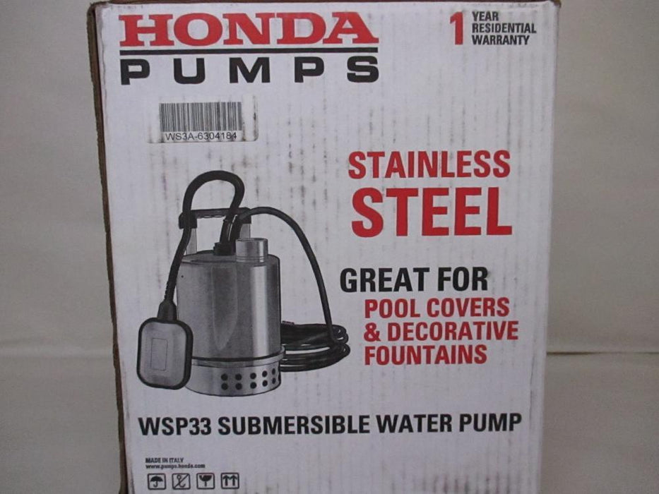 Genuine Honda WSP33 Submersible Water Pump 1/3 HP 115V WSP33K1AA NEW