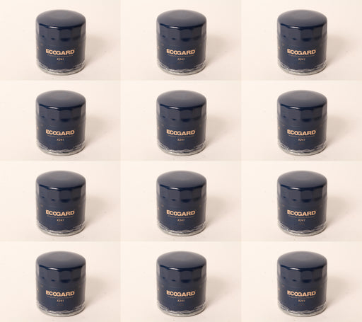 12 PK Ecogard X241 Oil Filter Fits Kohler 52-050-02-S Rotary 5909 12863 6677