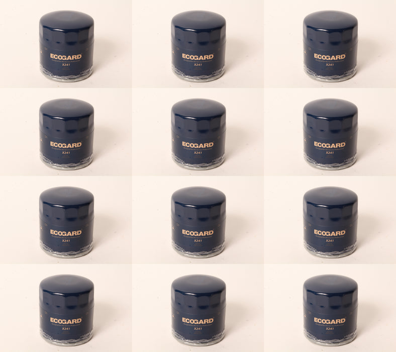 12 PK Ecogard X241 Oil Filter Fits Kohler 52-050-02-S Rotary 5909 12863 6677