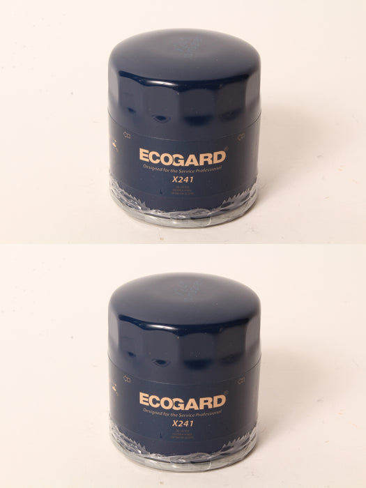 2 PK Ecogard X241 Oil Filter Fits Kohler 52-050-02-S Rotary 5909 12863 6677