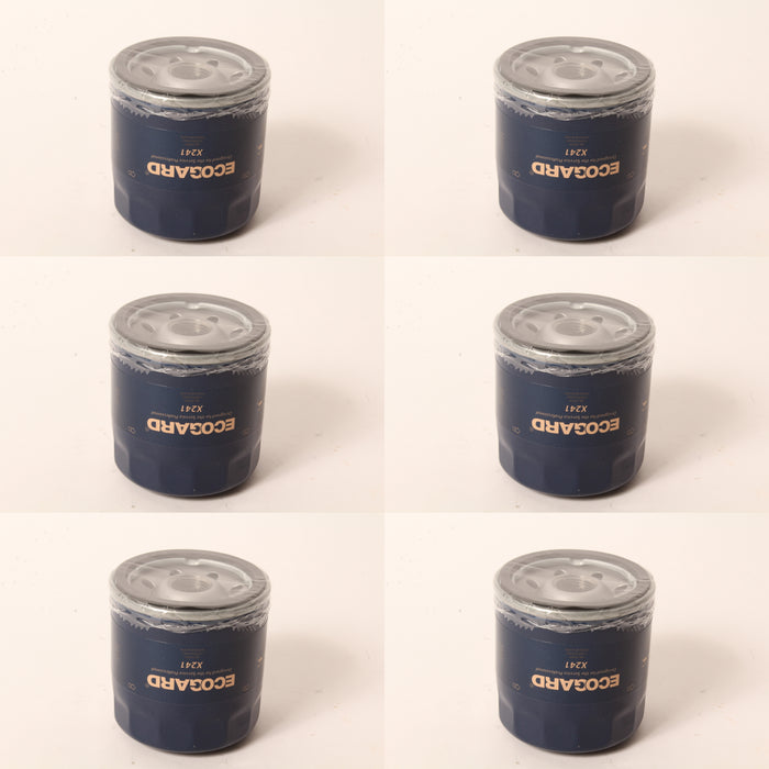 6 PK Ecogard X241 Oil Filter Fits Kohler 52-050-02-S Rotary 5909 12863 6677