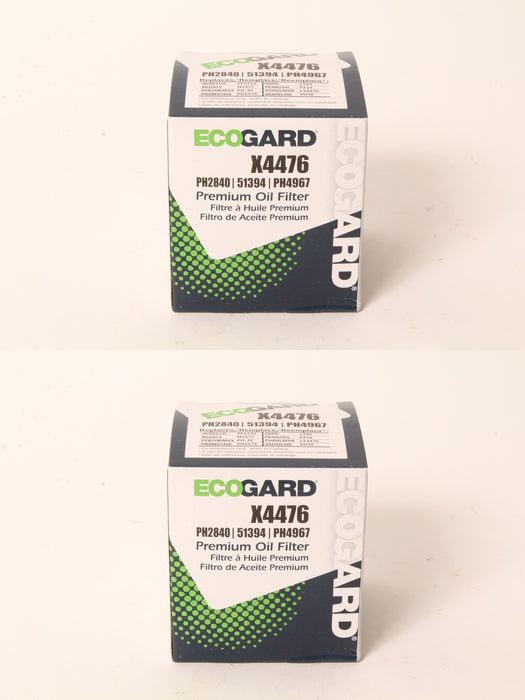 2 PK Ecogard Oil Filter Fits Kawasaki 49065-7010 49065-0724 49065-2078