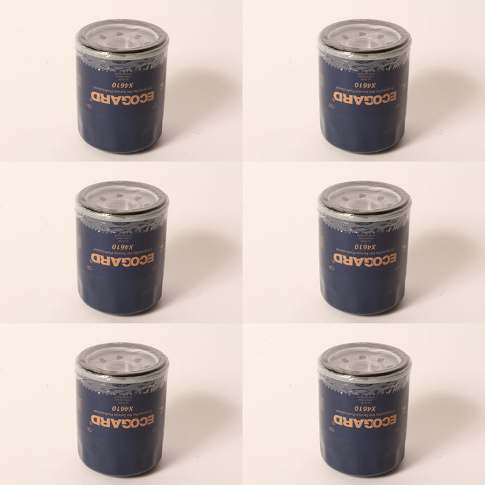 6 PK Ecogard Oil Filter Fits Honda 15400-PLM-A02PE Rotary 13237