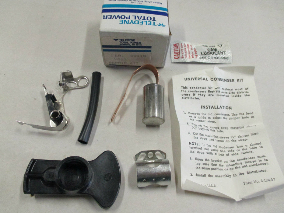 Genuine Wisconsin YQ22 Points and Condensor Ignition Repair Kit OEM NOS